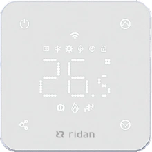 РИДАН 088L1142R — Электронный комнатный термостат RSmart-FW с Wi-Fi подключением 230V, белый 088L1142R