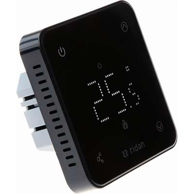 РИДАН 088L1144R — Электронный комнатный термостат RSmart-FB с Wi-Fi подключением 230V, черный 088L1144R РИДАН 088L1144R — Электронный комнатный термостат RSmart-FB с Wi-Fi подключением 230V, черный 088L1144R