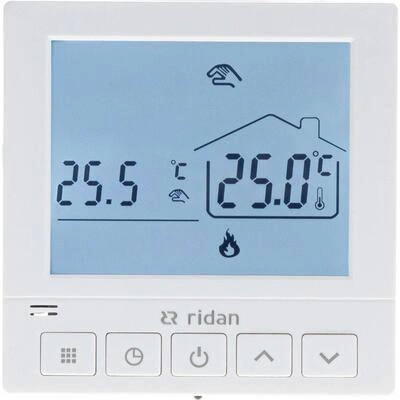 РИДАН 088U0625R — Электронный комнатный термостат WT-R с подключением 230V 088U0625R РИДАН 088U0625R — Электронный комнатный термостат WT-R с подключением 230V 088U0625R