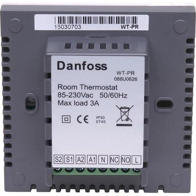 DANFOSS WT-PR программируемый электронный термостат с реле с "сухим" контактом для управления котлами 088U0626