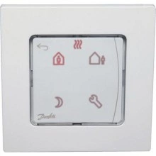 DANFOSS Icon 230В термостат программируемый, встраиваемый В стену 088U1020