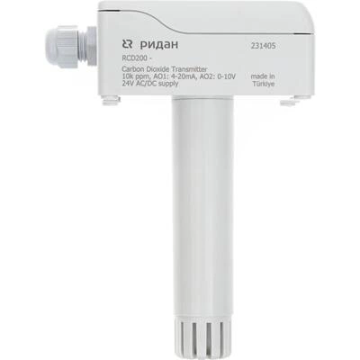 РИДАН 097U0032R — Датчик (преобразователь) CO2 канальный RCD200 IP41, выходной сигнал 4-20 мА, чувствительный элемент NDIR 097U0032R РИДАН 097U0032R — Датчик (преобразователь) CO2 канальный RCD200 IP41, выходной сигнал 4-20 мА, чувствительный элемент NDIR 097U0032R
