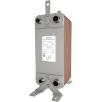РИДАН 111B0430R — Теплообменник пластинчатый паяный BPHE_RD-200-200-3,0-L-Q3Q4(H2''5/8)/Q1Q2(Т88,9)/8-M10*25 111B0430R