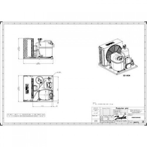 DANFOSS OP-MCGC026GSA01G Агрегат компр.-конд. 