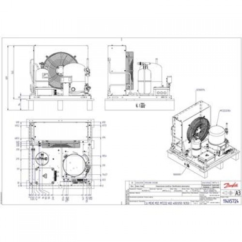 DANFOSS OP-MCRN038MTA02E Агрегат компр.-конд. 