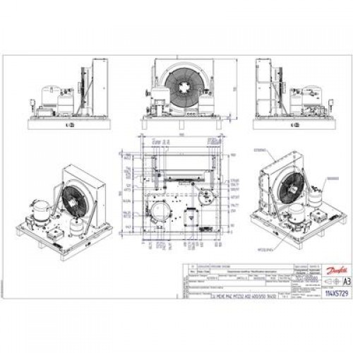 DANFOSS OP-MCRN054MTA02E Агрегат компр.-конд. 