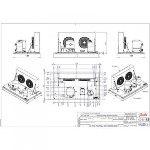 DANFOSS OP-MGRN108MTA02E Агрегат компр.-конд. 