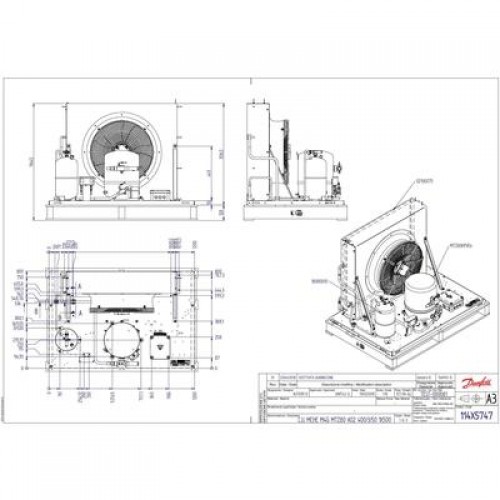 DANFOSS OP-MCRN136MTA02E Агрегат компр.-конд. 