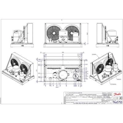 DANFOSS OP-MGRN171MTA02E Агрегат компр.-конд. 114X5750 DANFOSS OP-MGRN171MTA02E Агрегат компр.-конд. 114X5750