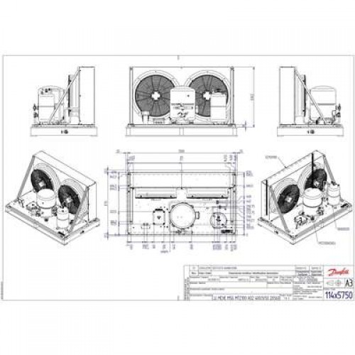 DANFOSS OP-MGRN171MTA02E Агрегат компр.-конд. 