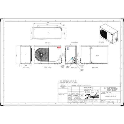 DANFOSS OP-MSXM046MLW05G Агрегат компрессорно-конденсаторный 114X7063 DANFOSS OP-MSXM046MLW05G Агрегат компрессорно-конденсаторный 114X7063