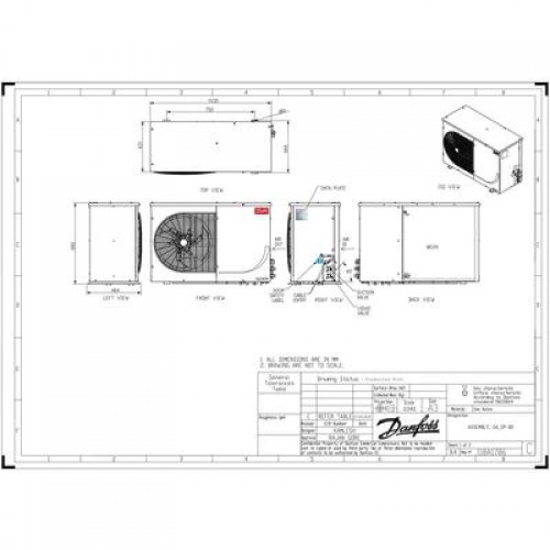 DANFOSS OP-MSBM024AJW05G Arрегат компр 