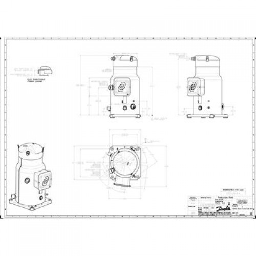 DANFOSS VZH170CGANA Компрессор спиральный(пр. класс 1770847963) 
