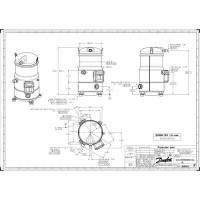 DANFOSS SH090A4ALC Компрессор спиральный 120H0004
