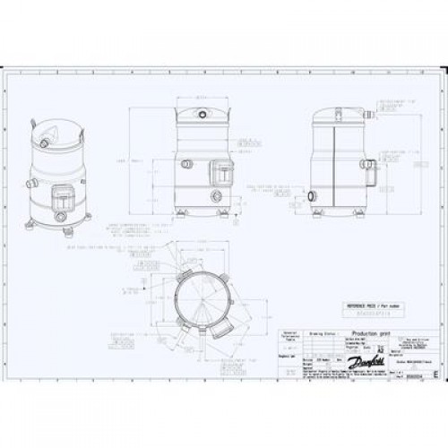 DANFOSS SH090A4ALC Компрессор спиральный 