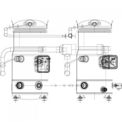 DANFOSS SH161A4ALB компрессор спиральный 