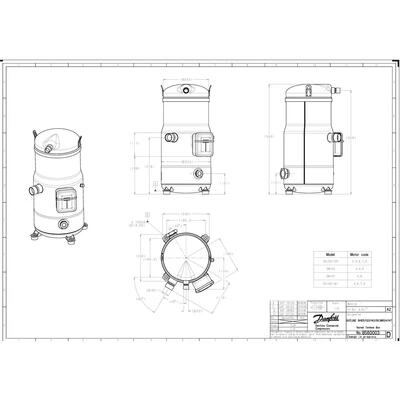 DANFOSS SH140A4ALC Компрессор спиральный 120H0201 DANFOSS SH140A4ALC Компрессор спиральный 120H0201