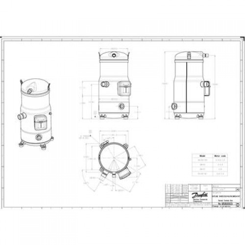 DANFOSS SH105A4ALC Компрессор спиральный 