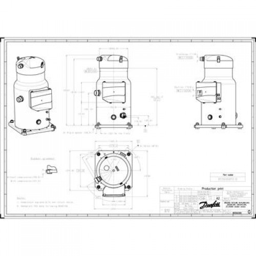 DANFOSS SH180B4ABE компрессор спиральный(пр. класс 1770847247) 