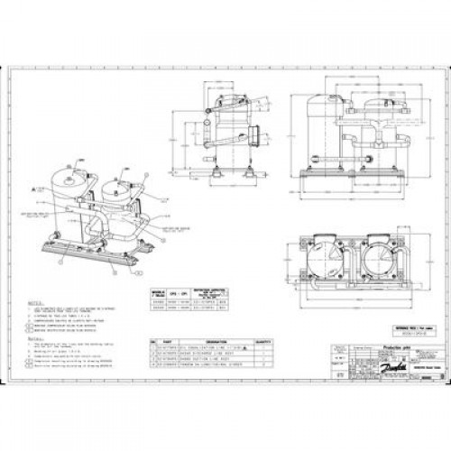 DANFOSS SH240A4ABE Компрессор спиральный 