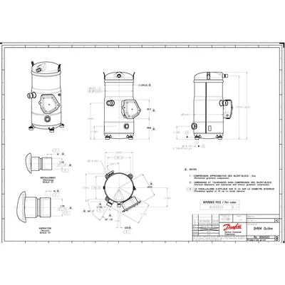 DANFOSS SH184A4ALC Компрессор спиральный 120H0362 DANFOSS SH184A4ALC Компрессор спиральный 120H0362