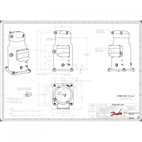 DANFOSS SH295A4ABE Компрессор спиральный(пр. класс 1770847090) 