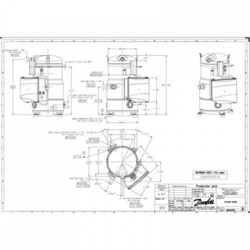 DANFOSS PSH019A4CLC Компрессор спиральный 