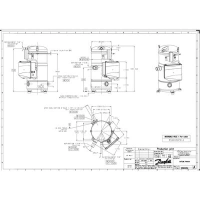 DANFOSS PSH039A4CLC Компрессор спиральный 120H0941 DANFOSS PSH039A4CLC Компрессор спиральный 120H0941