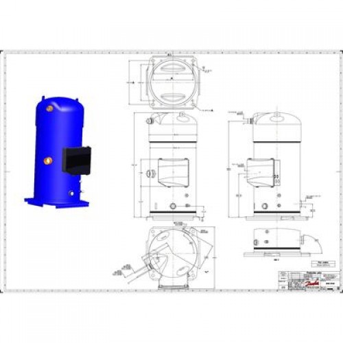 DANFOSS DSH381A4APC Компрессор спиральный 