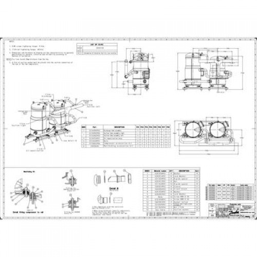 DANFOSS DSH090A4ALD Компрессор спиральный 