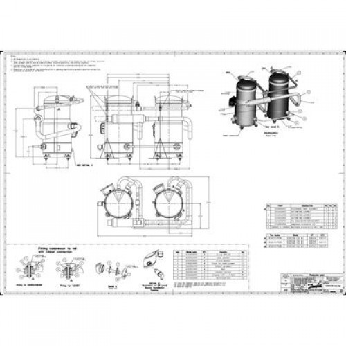 DANFOSS DSH161A4ALD Компрессор спиральный 