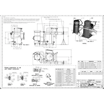 DANFOSS DSH184A4ALD Компрессор спиральный(пр. класс 1746502504) 120H1561 DANFOSS DSH184A4ALD Компрессор спиральный(пр. класс 1746502504) 120H1561