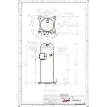 DANFOSS HCJ091T4LC6 Компрессор спиральный 121L3112