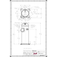 DANFOSS HCJ121T4LC6 Компрессор спиральный 121L3116