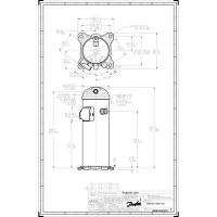 DANFOSS DCJ106T4LC8 Компрессор спиральный 121L5035