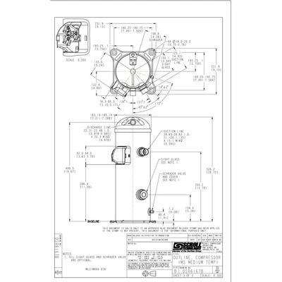 DANFOSS MLZ066T4LC9A Компрессор спиральный 121L8656