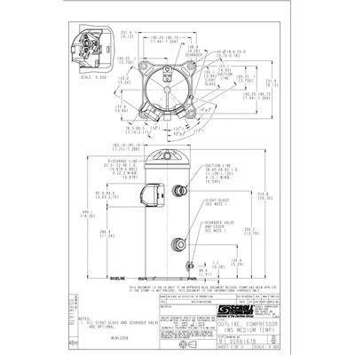 DANFOSS MLZ066T4LC9A Компрессор спиральный 121L8656 DANFOSS MLZ066T4LC9A Компрессор спиральный 121L8656