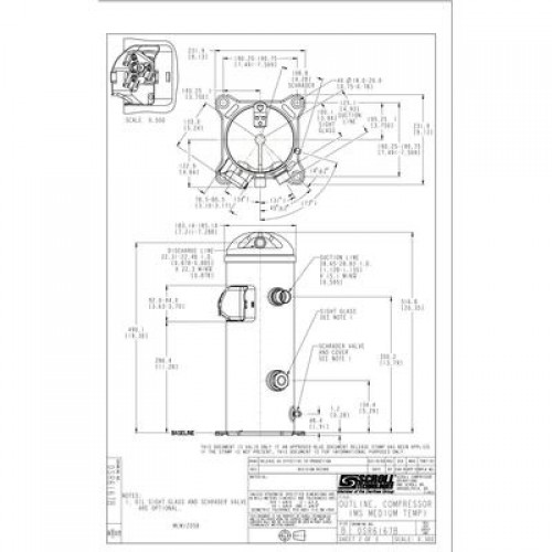 DANFOSS MLZ076T2LC9A Компрессор спиральный 
