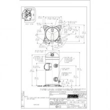 DANFOSS MLZ038T4LQ9A Компрессор спиральный 121L8778
