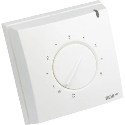 DEVI DEVIreg 130 140F1010 — Электронный терморегулятор с накладным корпусом, с датчиком пола 140F1010 DEVI DEVIreg 130 140F1010 — Электронный терморегулятор с накладным корпусом, с датчиком пола 140F1010