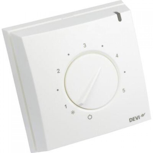 DEVI DEVIreg 130 140F1010 — Электронный терморегулятор с накладным корпусом, с датчиком пола 