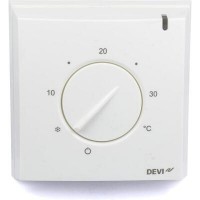 DEVI DEVIreg 132 140F1011 — Электронный терморегулятор с накладным корпусом, с датчиком пола 140F1011