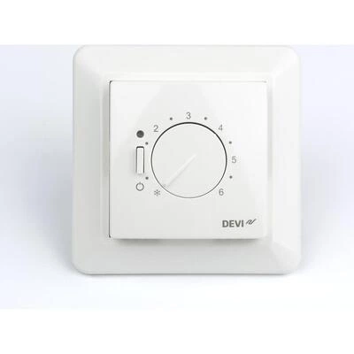 DEVI DEVIreg 530 140F1030 — Электронный терморегулятор со встроенным корпусом, с датчиком пола 140F1030 DEVI DEVIreg 530 140F1030 — Электронный терморегулятор со встроенным корпусом, с датчиком пола 140F1030