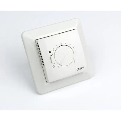 DEVI DEVIreg 530 140F1030 — Электронный терморегулятор со встроенным корпусом, с датчиком пола 140F1030 DEVI DEVIreg 530 140F1030 — Электронный терморегулятор со встроенным корпусом, с датчиком пола 140F1030
