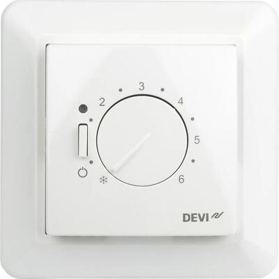 DEVI DEVIreg 530 140F1030 — Электронный терморегулятор со встроенным корпусом, с датчиком пола 140F1030 DEVI DEVIreg 530 140F1030 — Электронный терморегулятор со встроенным корпусом, с датчиком пола 140F1030