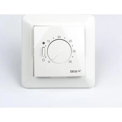 DEVI DEVIreg 532 140F1037 — Электронный терморегулятор со встроенным корпусом, с датчиком пола и воздуха 140F1037 DEVI DEVIreg 532 140F1037 — Электронный терморегулятор со встроенным корпусом, с датчиком пола и воздуха 140F1037