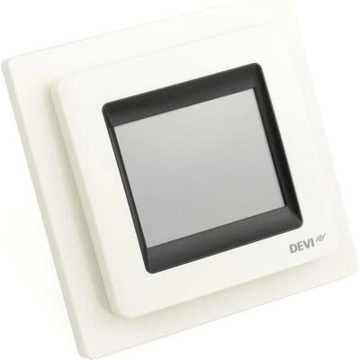 DEVI DEVIreg Touch 140F1064 — Программируемый терморегулятор с сенсорным дисплеем, белый 140F1064 DEVI DEVIreg Touch 140F1064 — Программируемый терморегулятор с сенсорным дисплеем, белый 140F1064