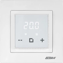 ДЕВИ 140F1064R — Терморегулятор ДЕВИ Classy c Wi-Fi белый, IP 21, размеры 84 x 84 x 50 мм, диапазон регулирования температуры 5...40 °С 140F1064R