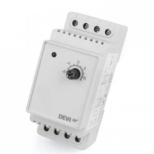 DEVI DEVIreg 330 140F1070 — Терморегулятор для систем обледенения, с датчиком на проводе, диапазон регулирования T -10…+10 °C 