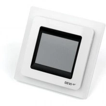 DEVI DEVIreg Touch 140F1071 — Программируемый терморегулятор с сенсорным дисплеем, полярно-белый 140F1071